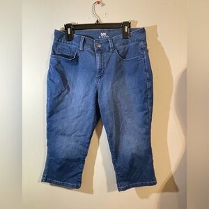 Riders by Lee Indigo Women's Ultra Soft Denim blue Jean‎ Capri size 12M
